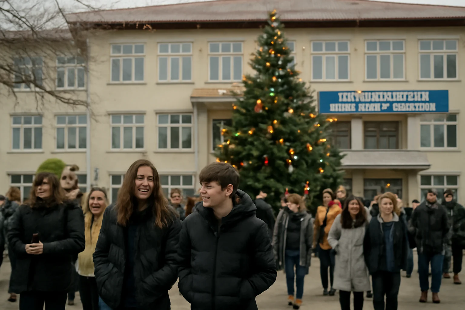 Activități de Crăciun la Liceul Tehnologic „Nicolae Teclu” din Copșa Mică, județul Sibiu