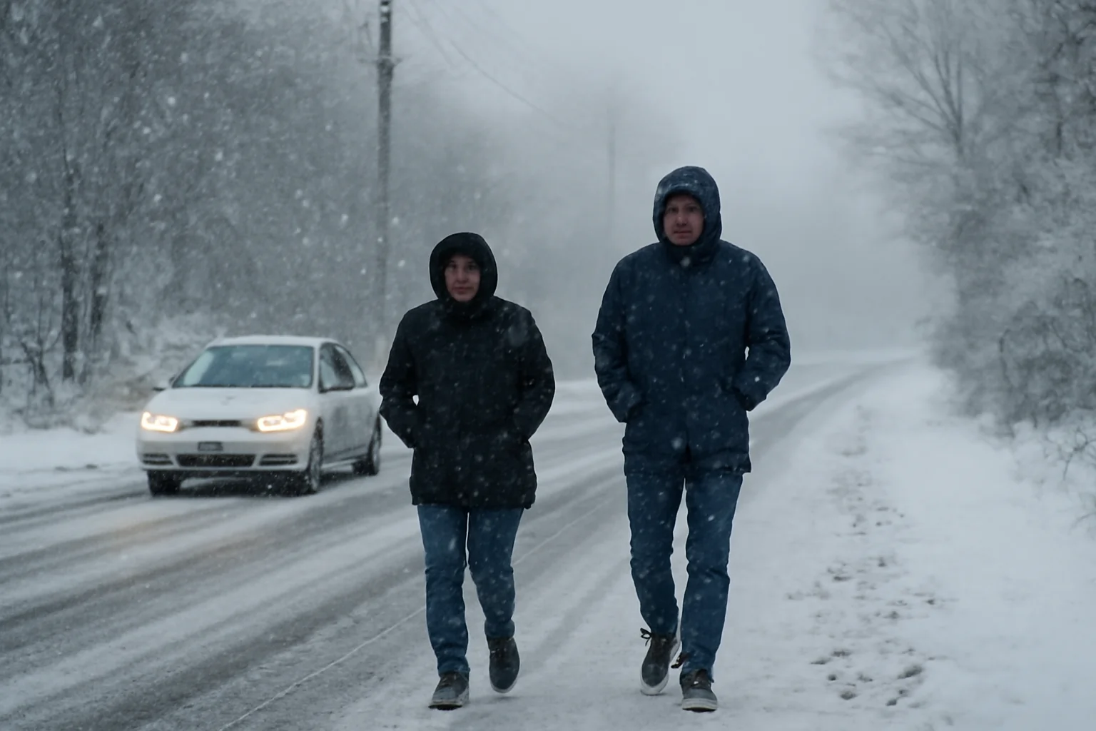 Avertizare meteo pentru Sibiu: ninsori abundente și viscol, șoferii sunt îndemnați la prudență
