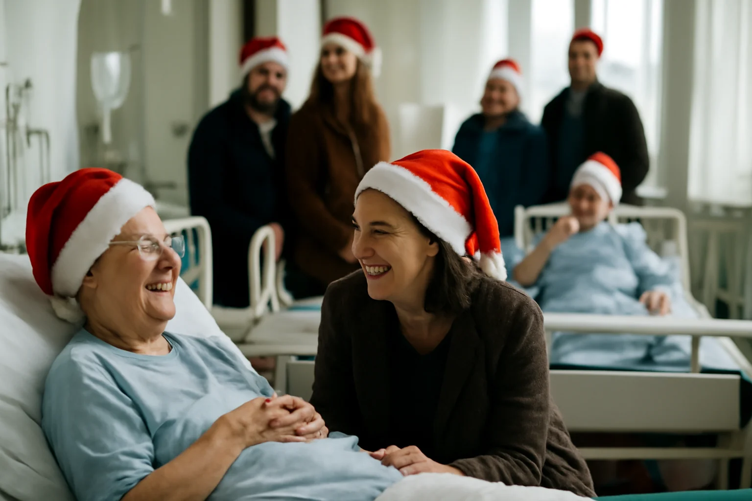 Bucurie de Crăciun pentru pacienții Spitalului de Pneumoftiziologie Sibiu