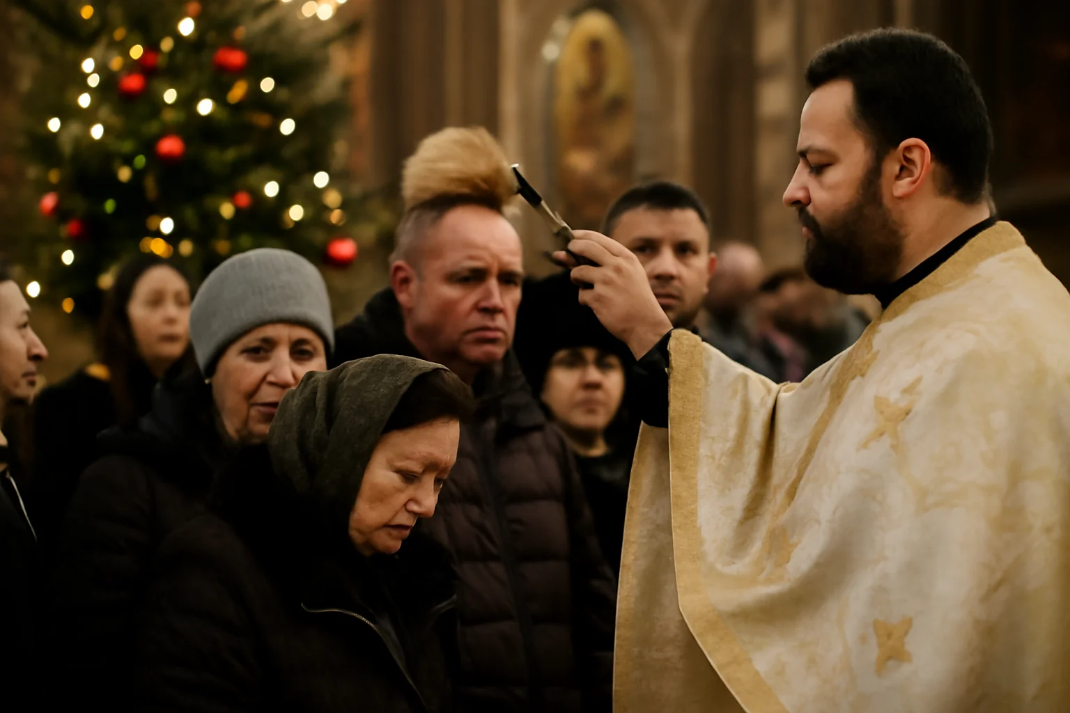 Credincioșii din Sibiu, binecuvântați arhierește la bisericile „Sfântul Ilie” și „Sfântul Mina” înainte de Crăciun