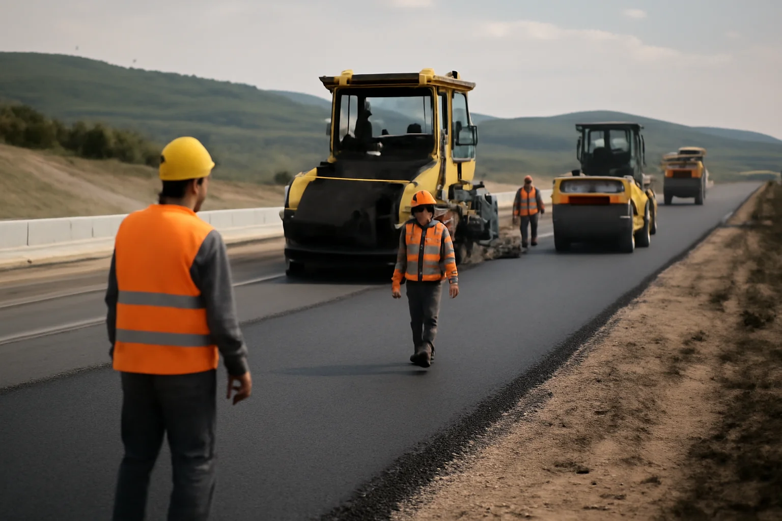 Șoferi pe DN 7: ocol pe varianta de serviciu la șantierul A1