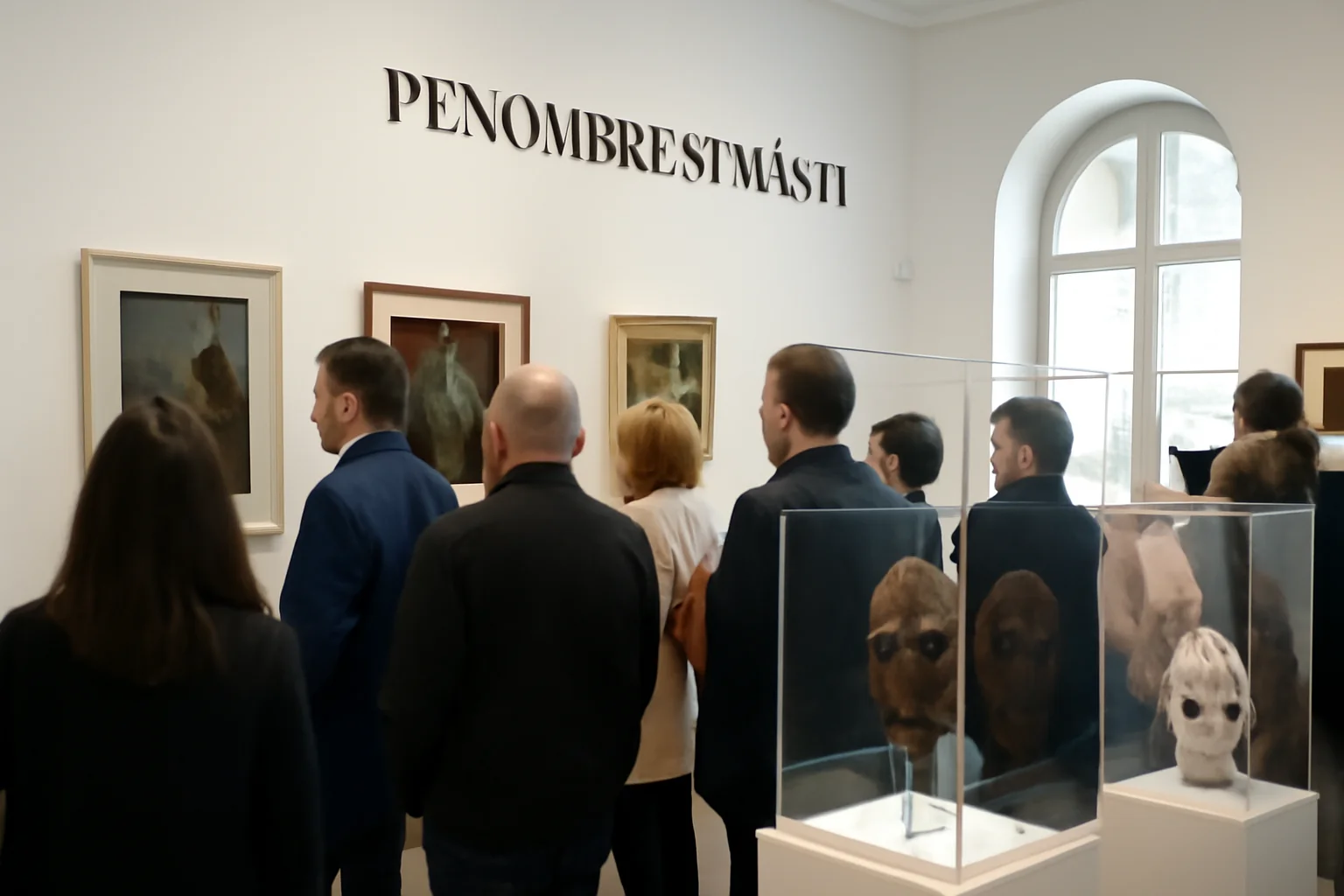 Expoziția „Penumbre și Măști” aduce la Sibiu universul grafic al lui Marcel Chirnoagă