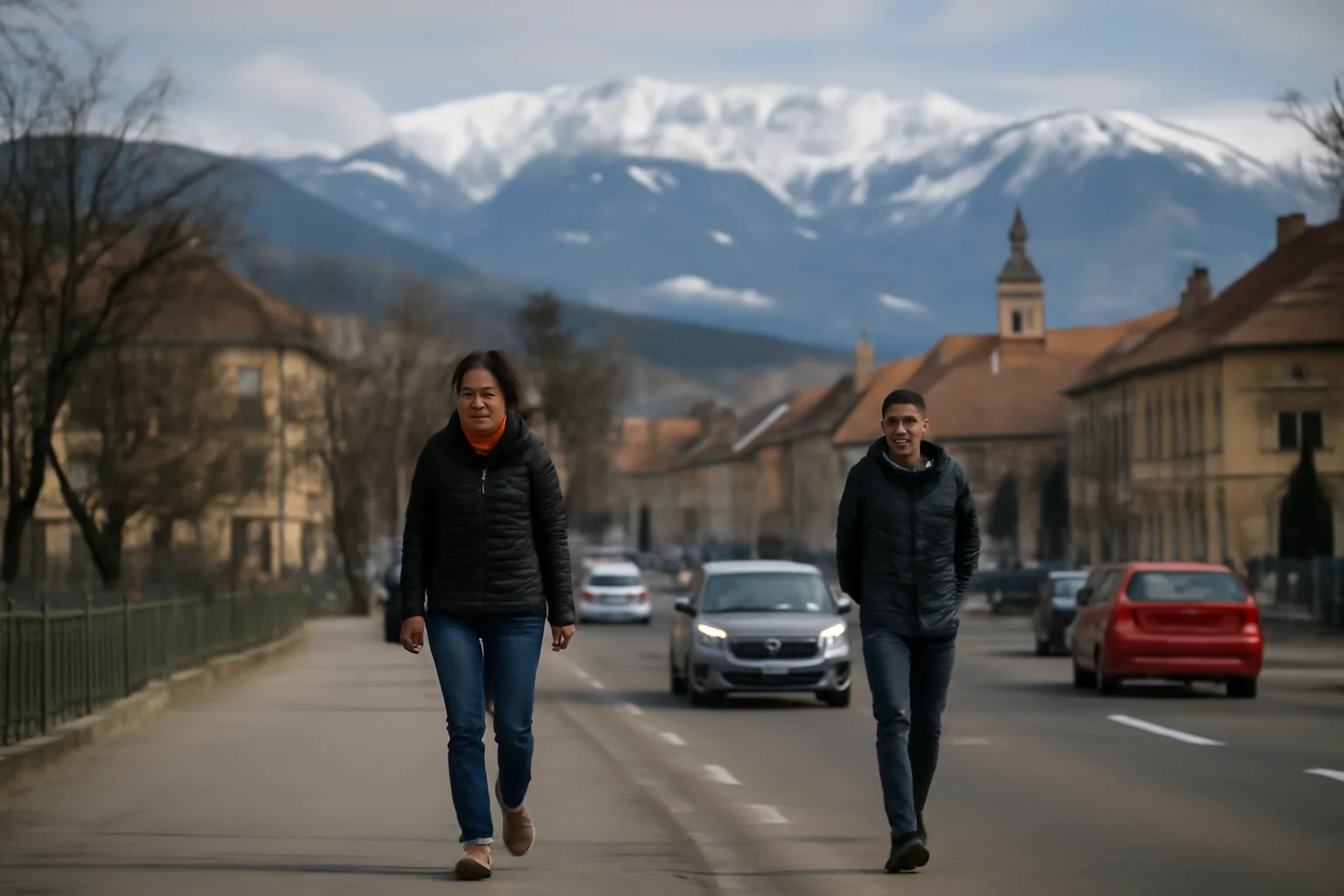 Final de ianuarie cu temperaturi peste normal la Sibiu, dar zăpada rămâne pe creste