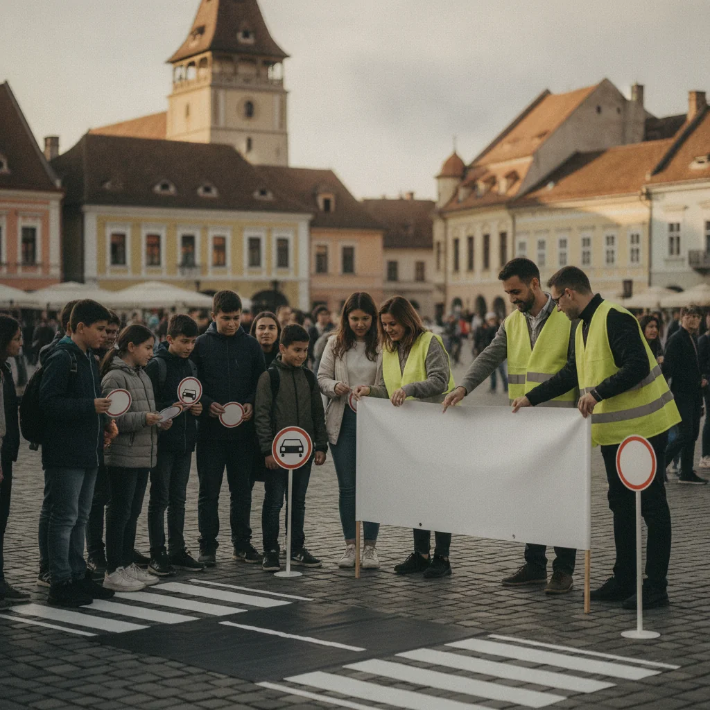 „Generația Zero Accidente” ajunge la Sibiu: workshopuri pentru elevii din județ