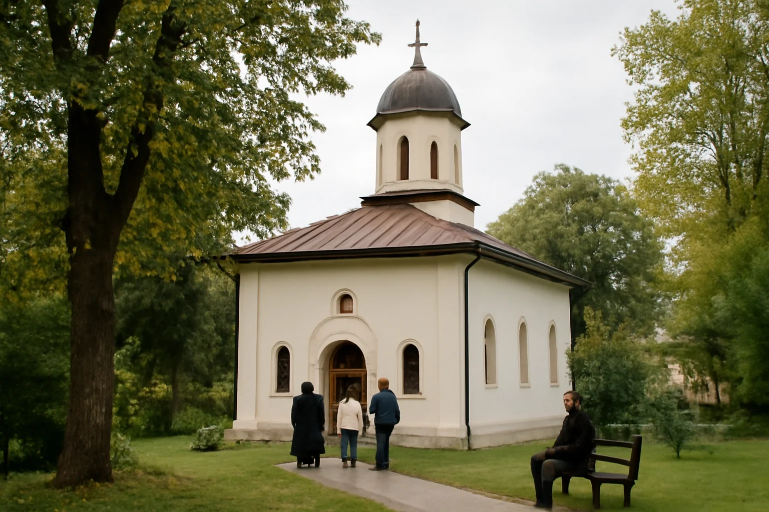 Hram la bisericuța Spitalului de Pneumoftiziologie din Sibiu, de sărbătoarea Întâmpinării Domnului
