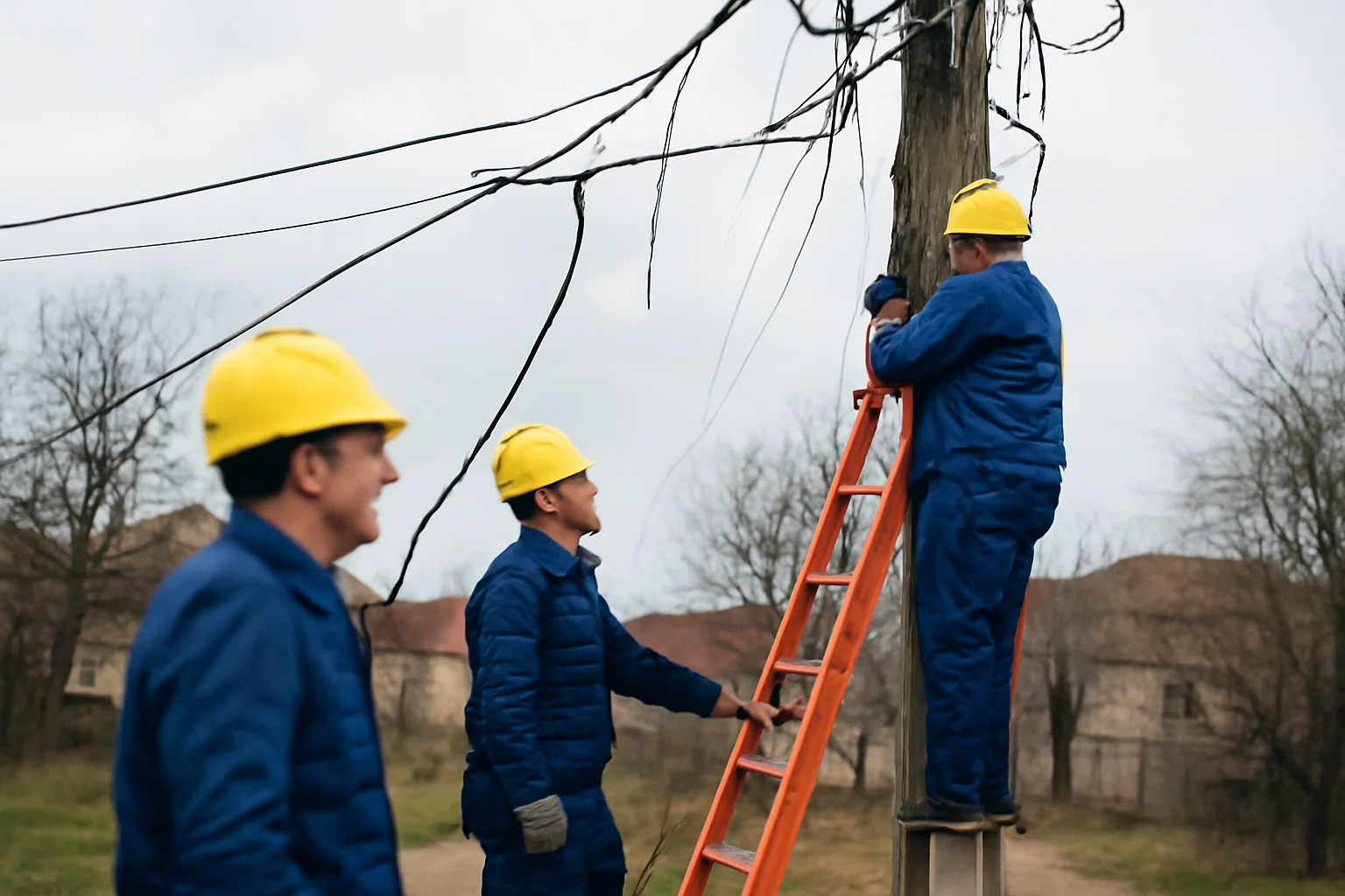 Intervenții în rețeaua electrică din Sibiu după avarii provocate de vreme severă