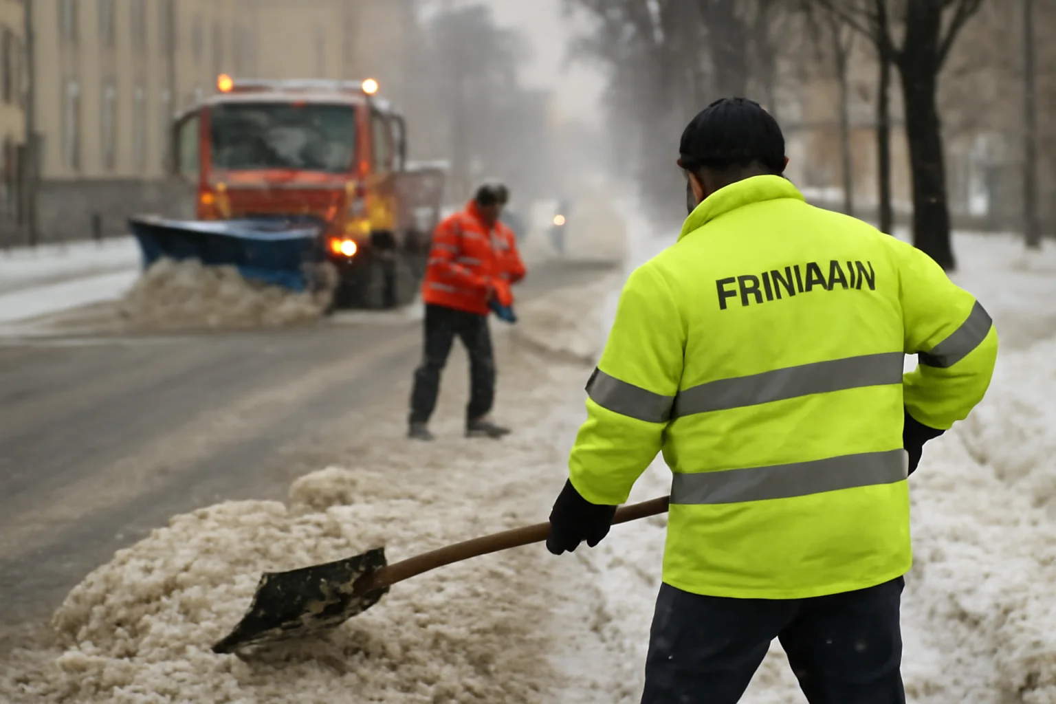 Intervenții pentru deszăpezire și combaterea poleiului anunțate de Primăria Sibiu