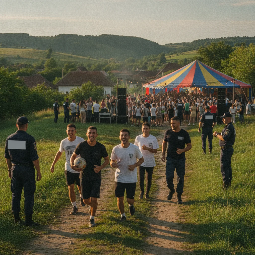 Jandarmii sibieni, mobilizați la meciuri și la „Poveste de toamnă și Gozelinus Fest”