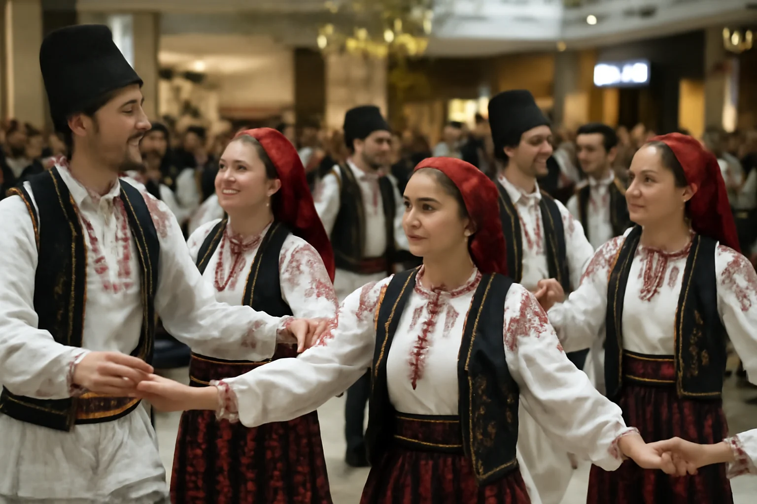 Junii Sibiului deschid la Sibiu anul cultural 2026 cu Hora Unirii la Promenada Mall