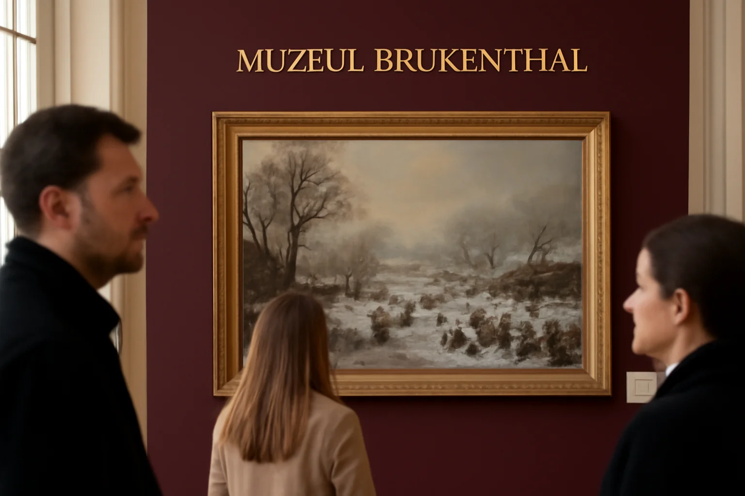Muzeul Brukenthal din Sibiu prezintă un peisaj de iarnă vechi de patru secole