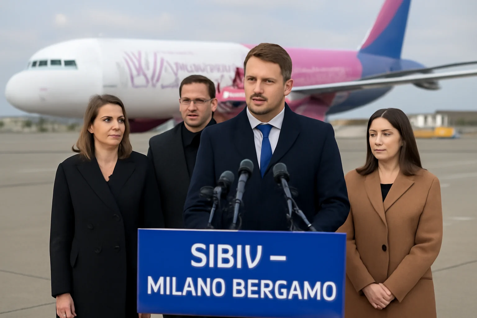 Noi zboruri directe Sibiu – Milano Bergamo, operate de Wizz Air, din 6 ianuarie 2026