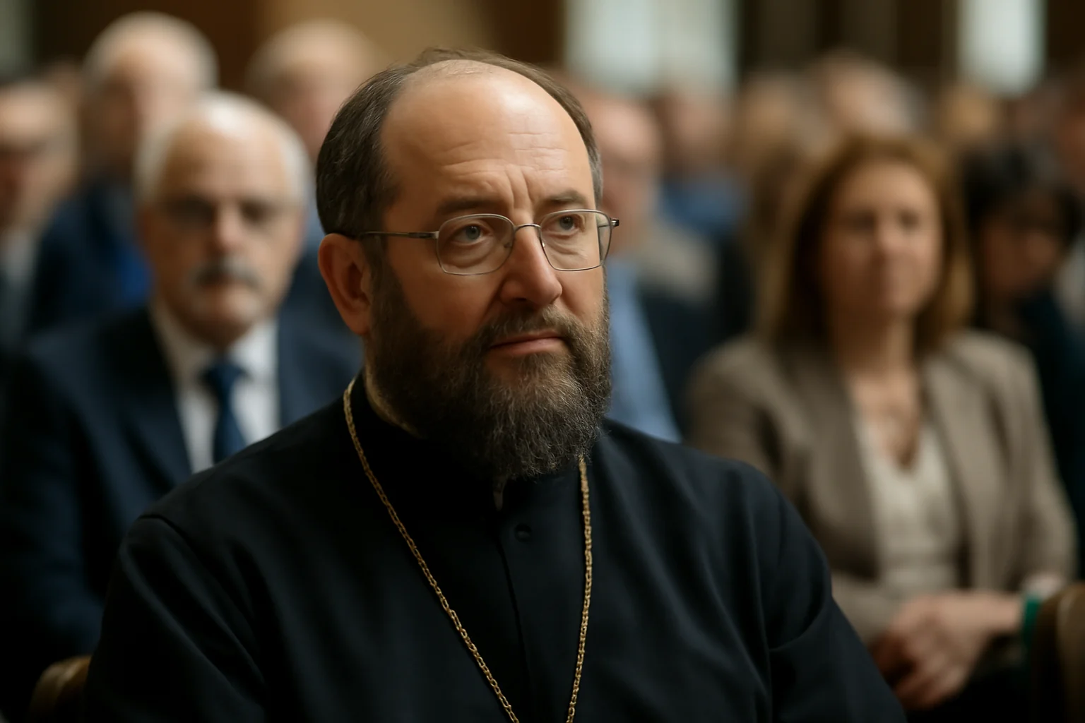 Părintele Constantin Necula, prelegere despre valorile satului românesc la București, în prezența primarilor, cu participare din Sibiu