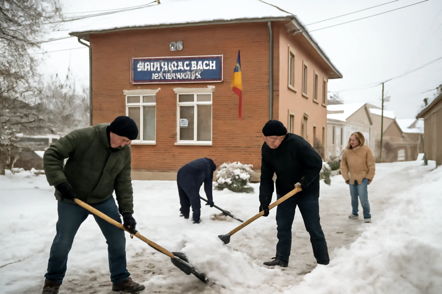 Primăria Rășinari, lângă Sibiu, solicită sprijinul locuitorilor pentru deszăpezirea străzilor