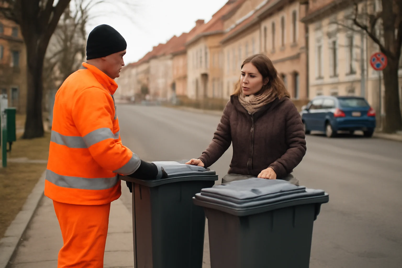 Program de colectare a deșeurilor după sărbători anunțat la Sibiu