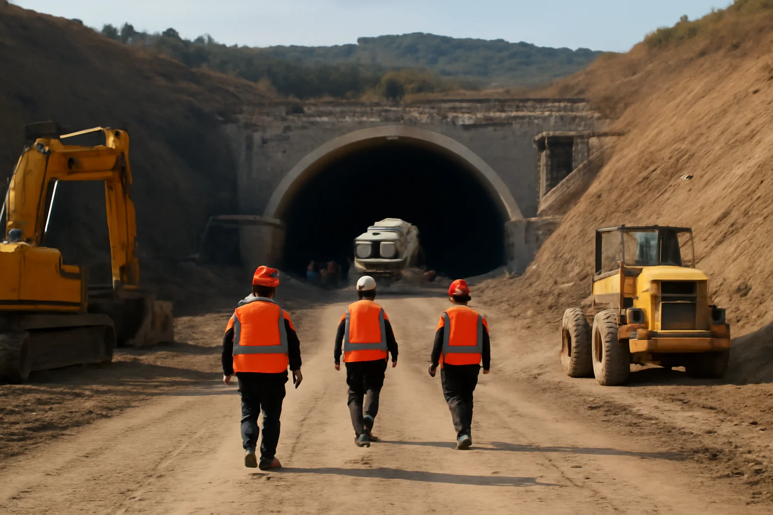 Progrese raportate la tunelul Robești pe Autostrada Sibiu–Pitești