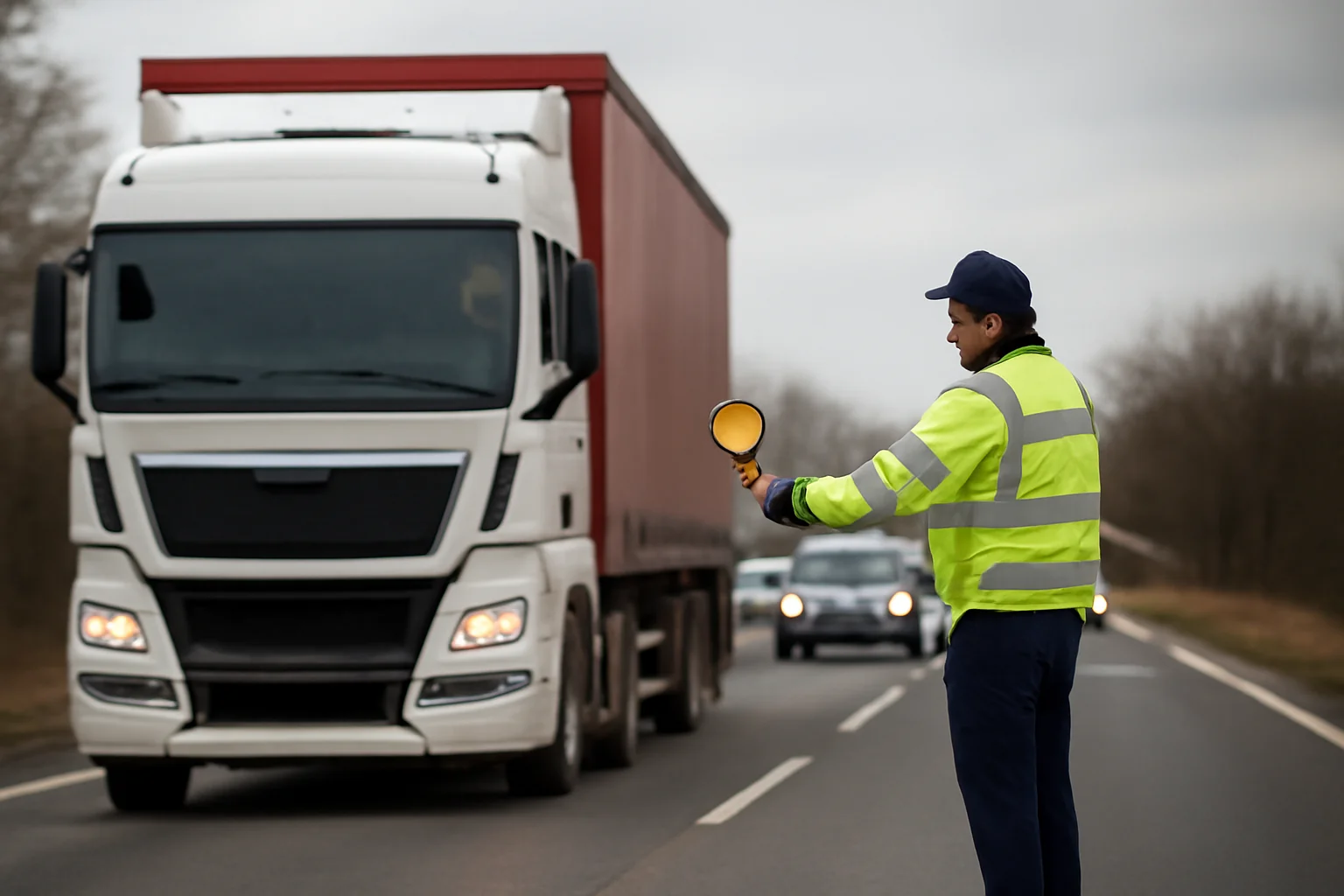 Restricții de circulație pentru camioane pe DN7 de Bobotează și Sfântul Ioan, anunțate la Sibiu