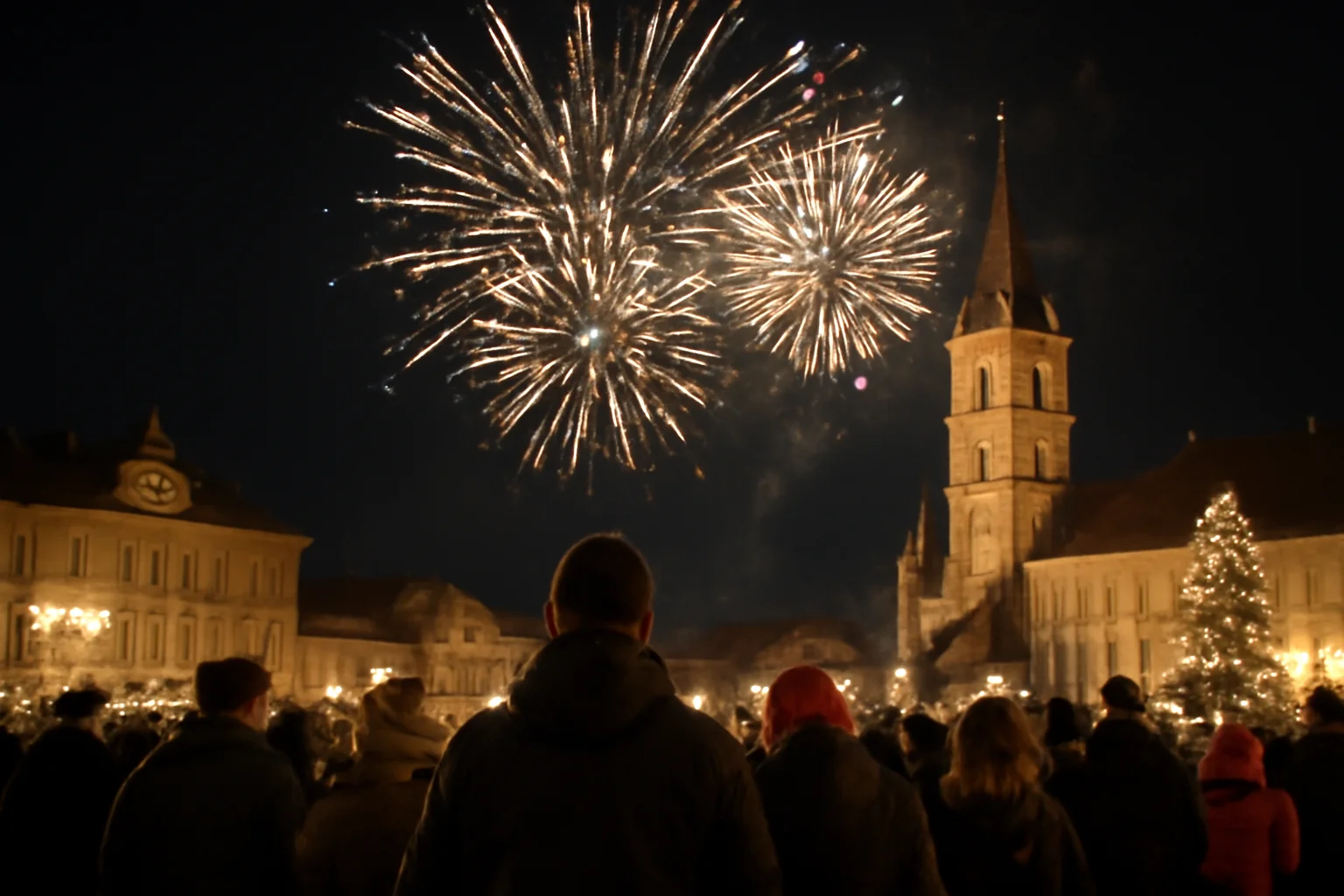 Revelion 2025 la Sibiu: medieșenii, invitați la focul de artificii din Piața Corneliu Coposu