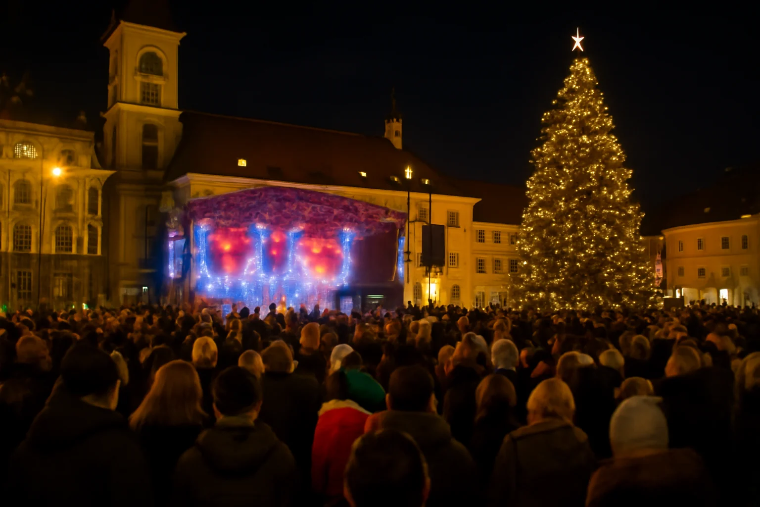 Revelion 2025 la Sibiu: program oficial în Piața Mare și la Sala Thalia